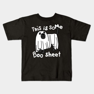 This is Some Boo Sheet Halloween Dog Kids T-Shirt